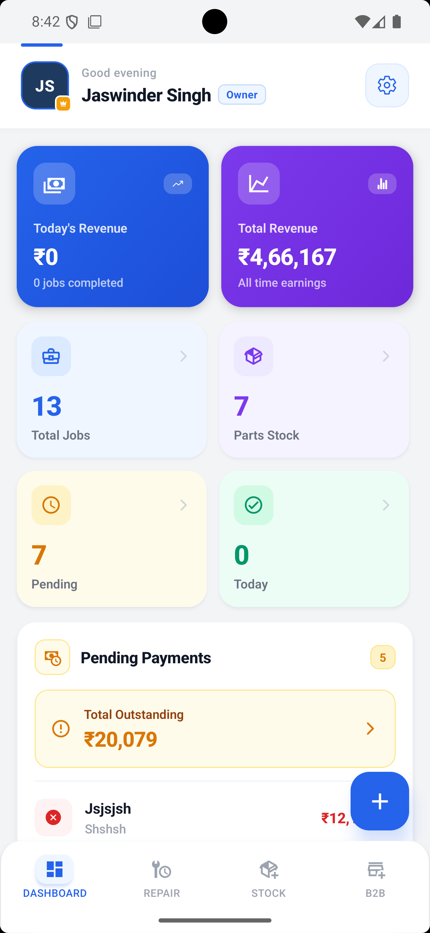 Dashboard